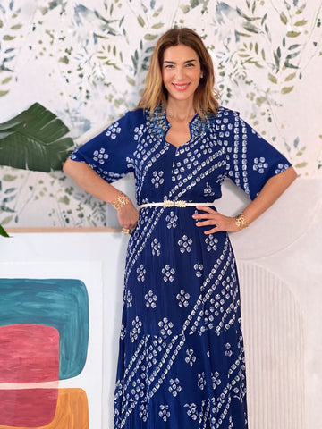 VESTIDO IDEAL BOHO AZUL