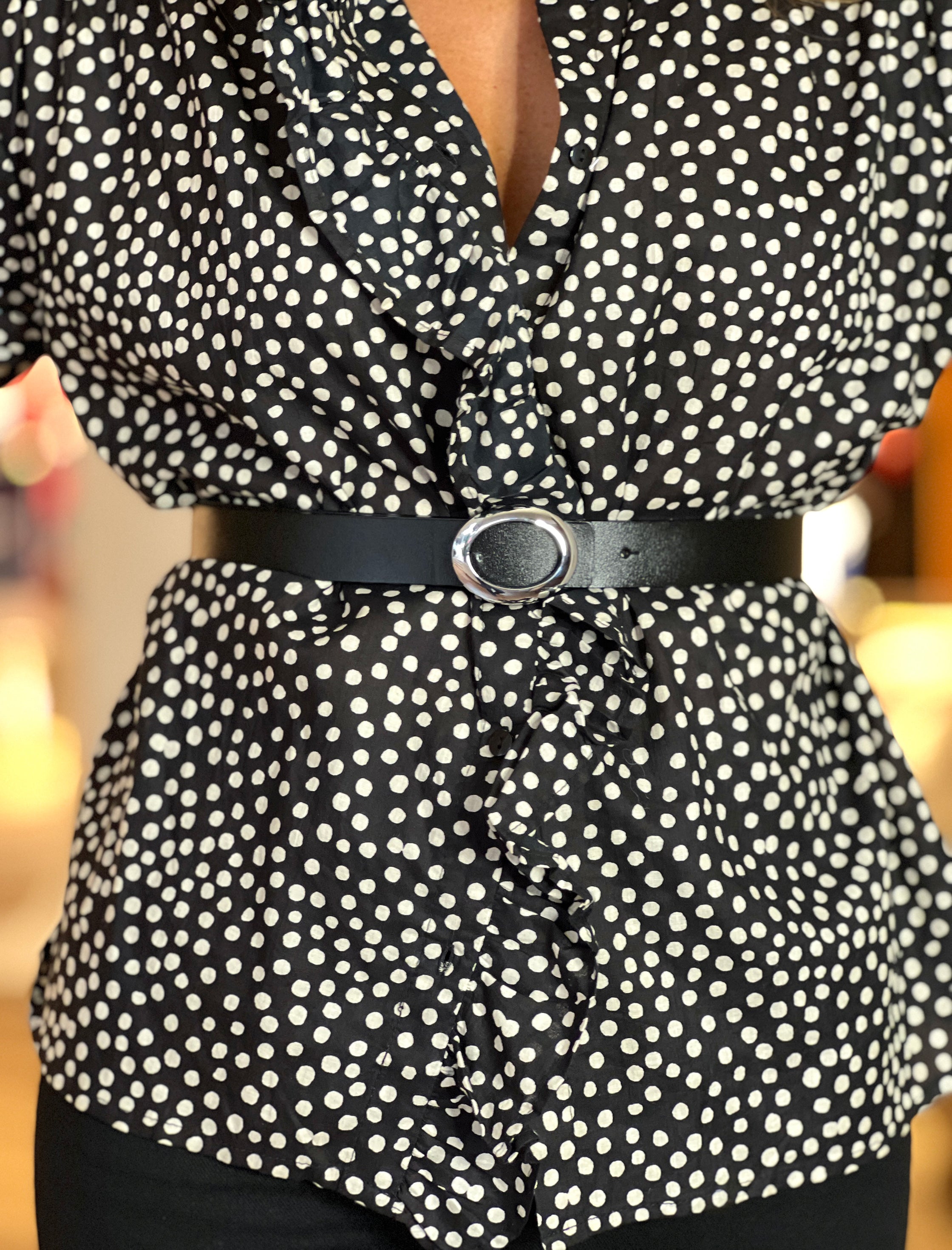 Cinturon Cecile negro