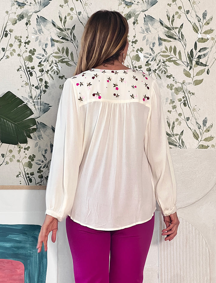 Camisa Bordada Nora