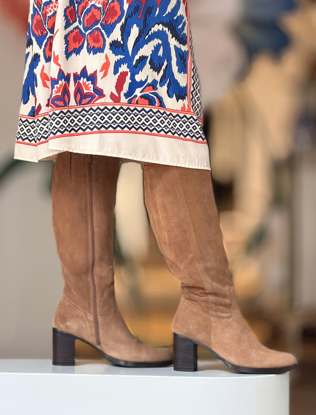 Ideal tall boot chestnut