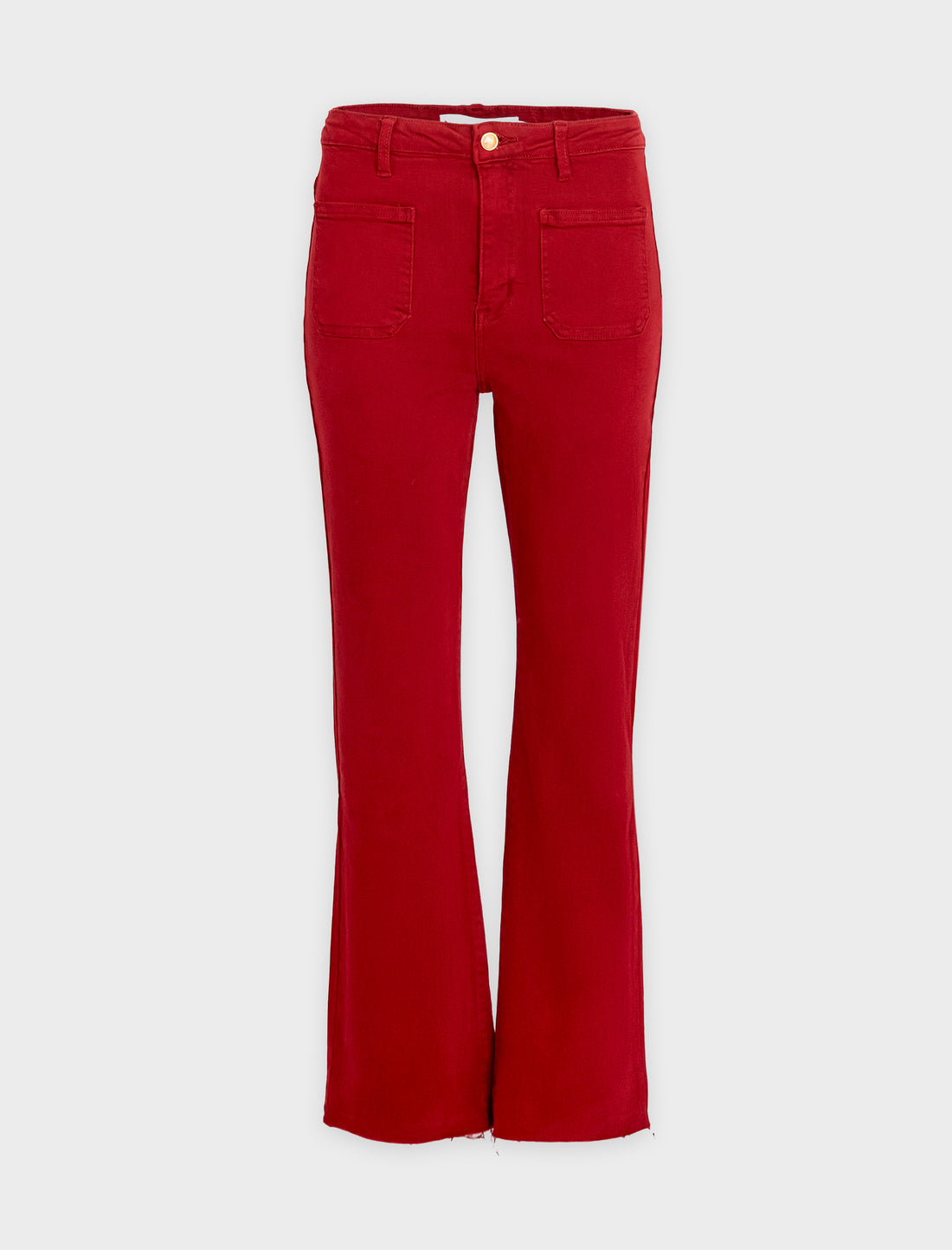 Jeans flare burgundy Nuria Cobo