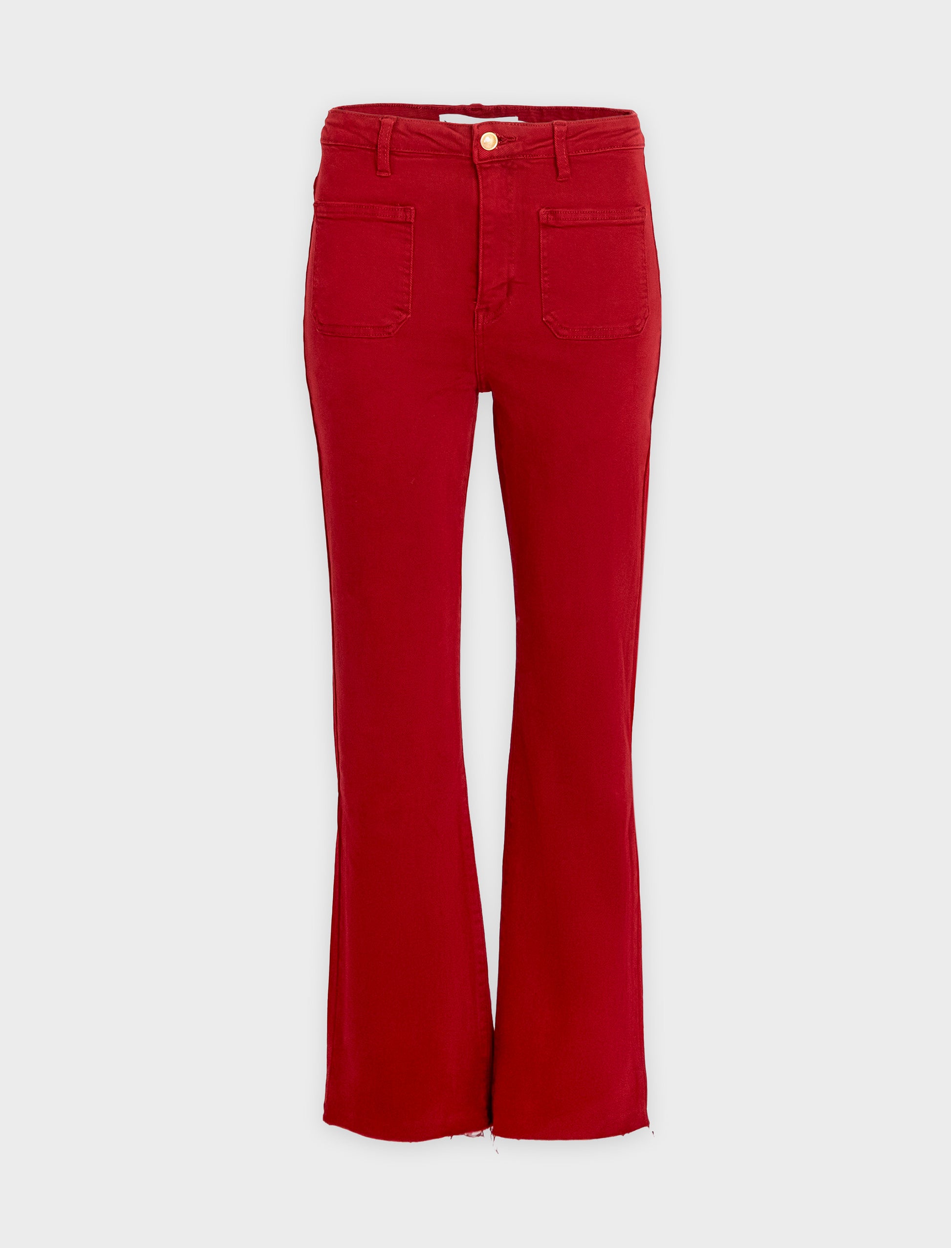Jeans flare burgundy Nuria Cobo