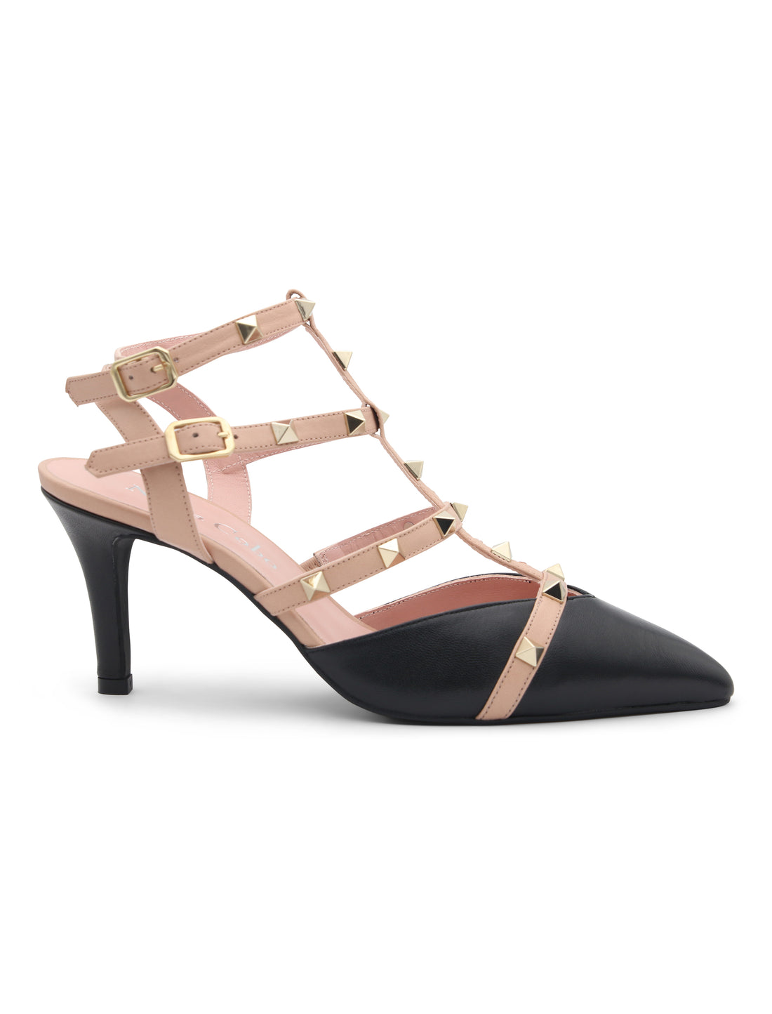 Sandalia charlotte negro roca 01 Nuria Cobo