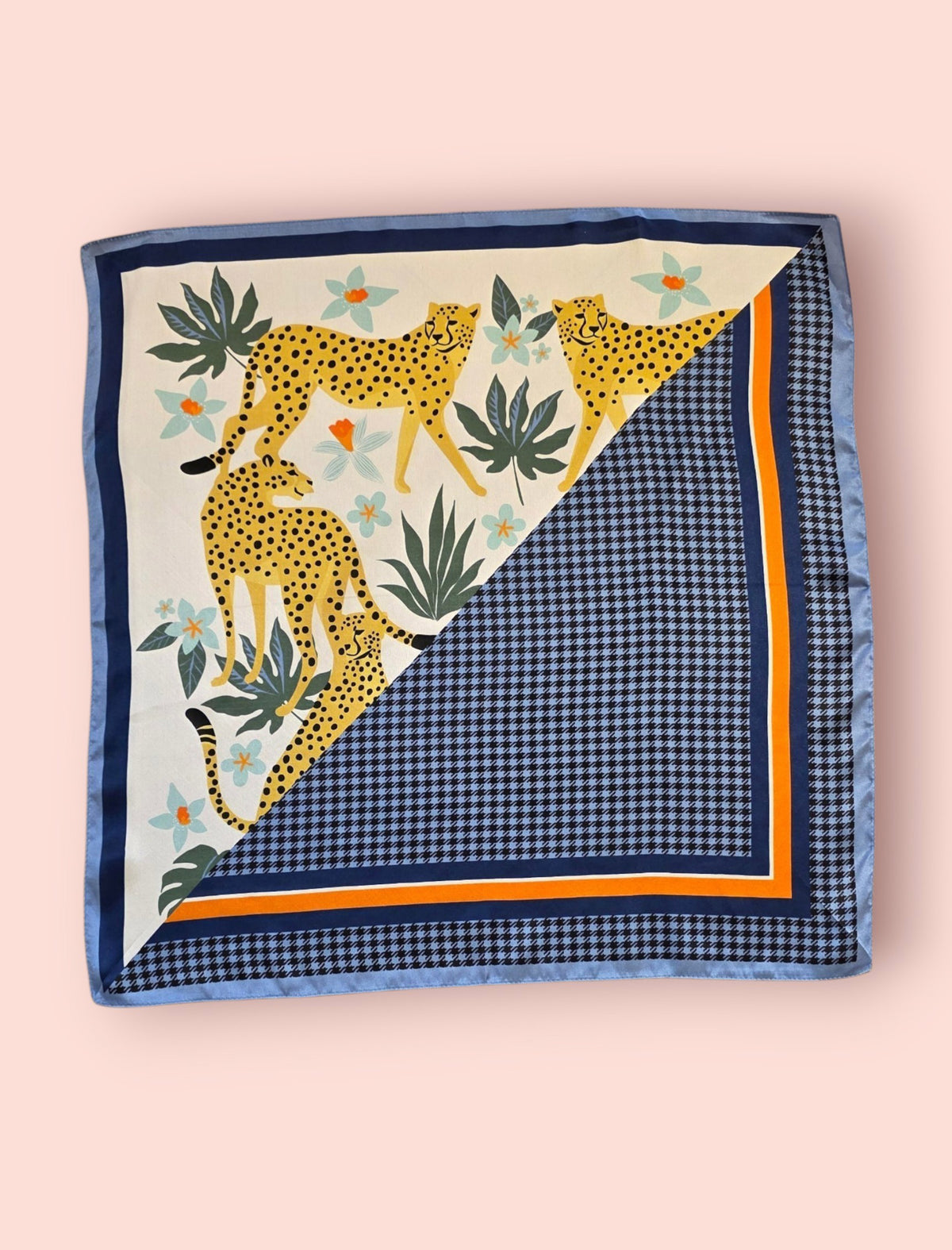 Indian leopard neck scarf (name Nuria pending)
