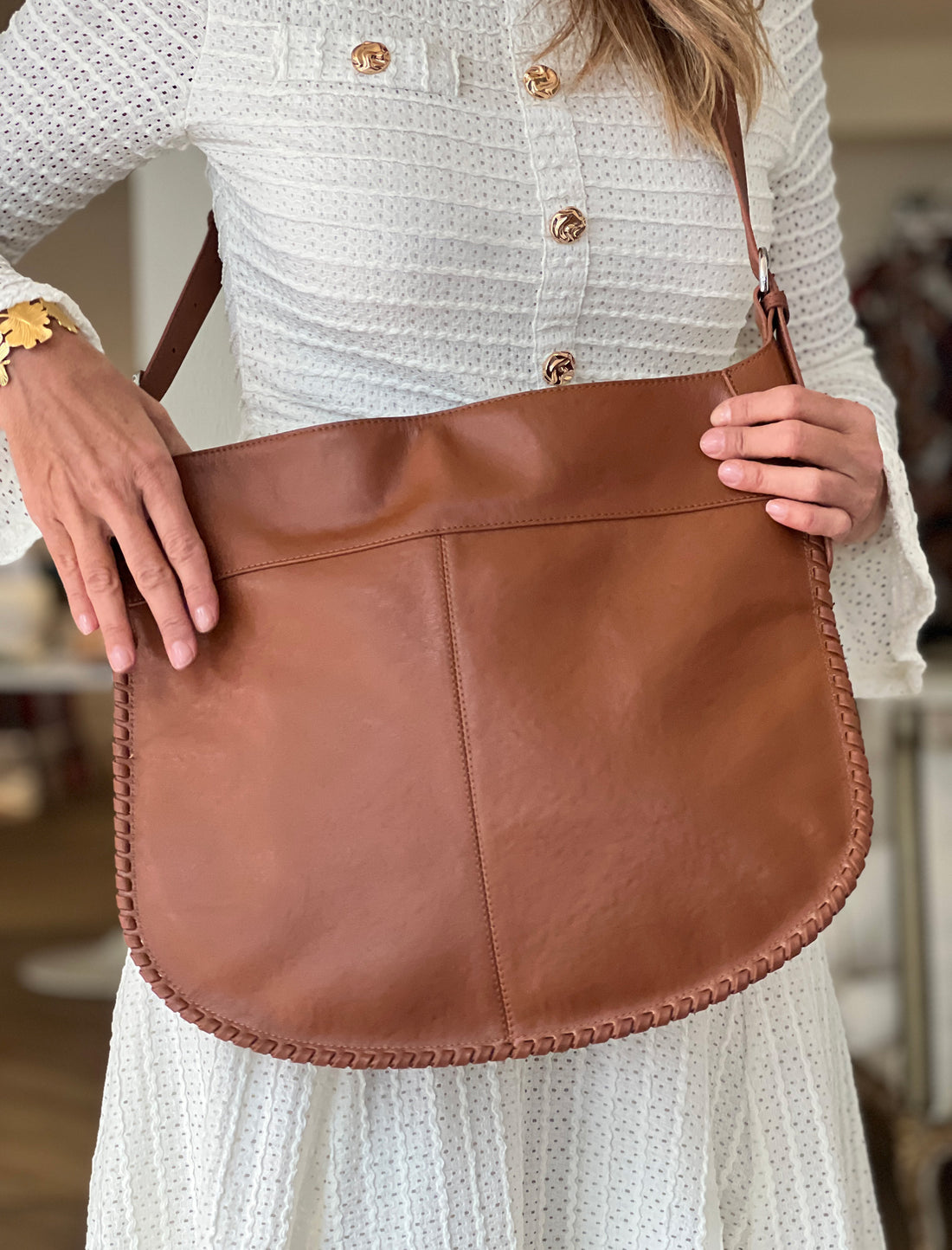Bolso de piel maravilloso cuero