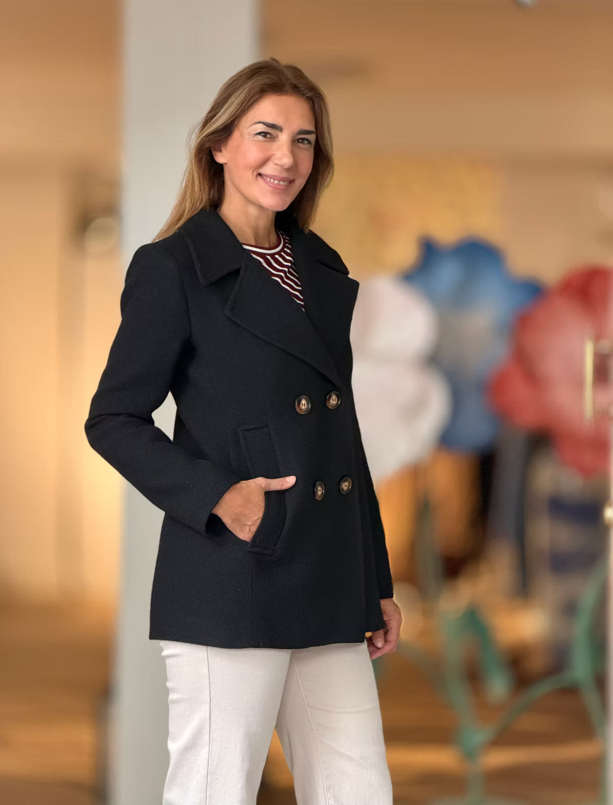 Chaqueta lobo de Mar negro