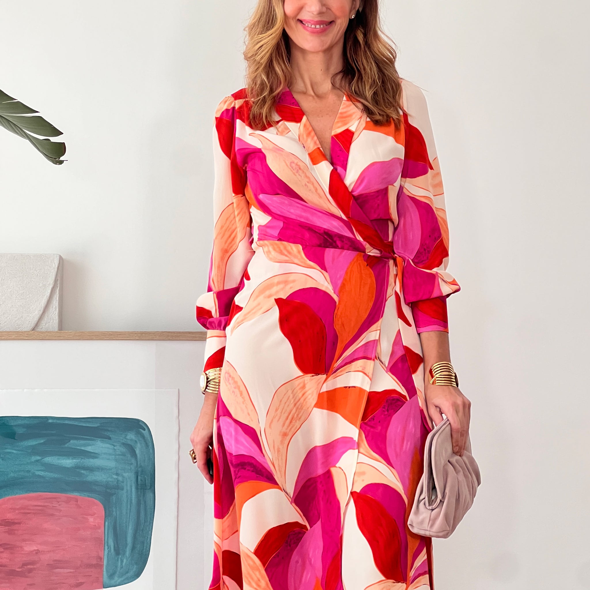 Vestido fluido floral