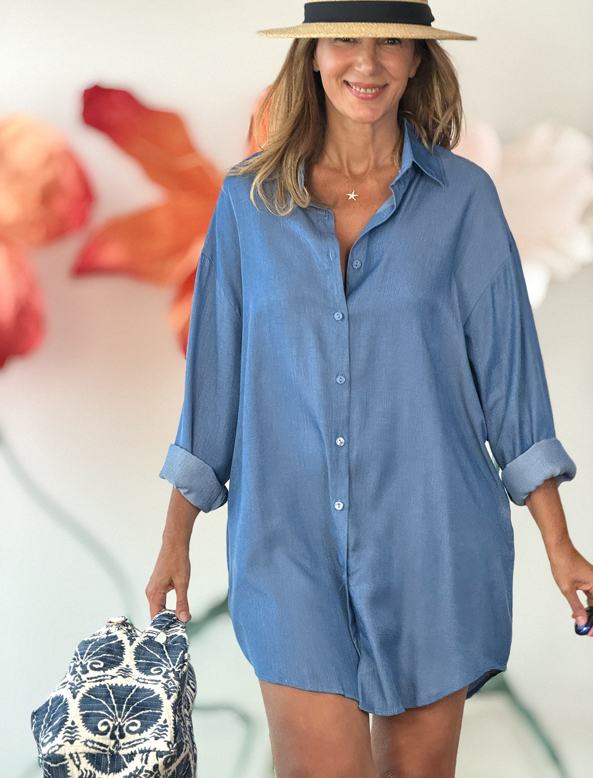 LARGE JEANS SHIRT