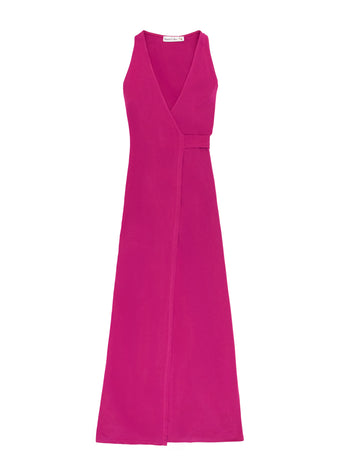 VESTIDO MUY FAVORECEDOR FUCSIA