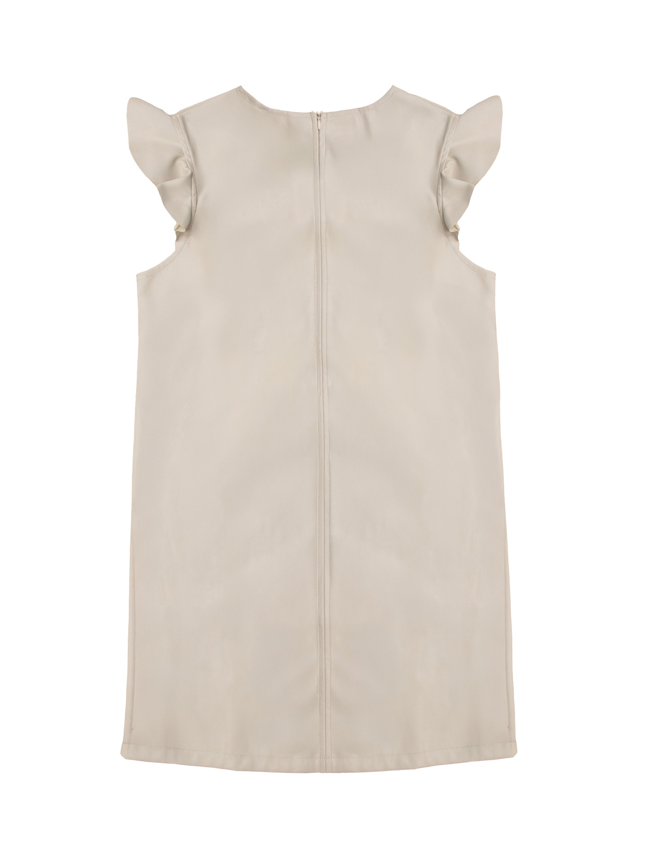 VESTIDO CHIC VOLANTE IDEAL HIELO