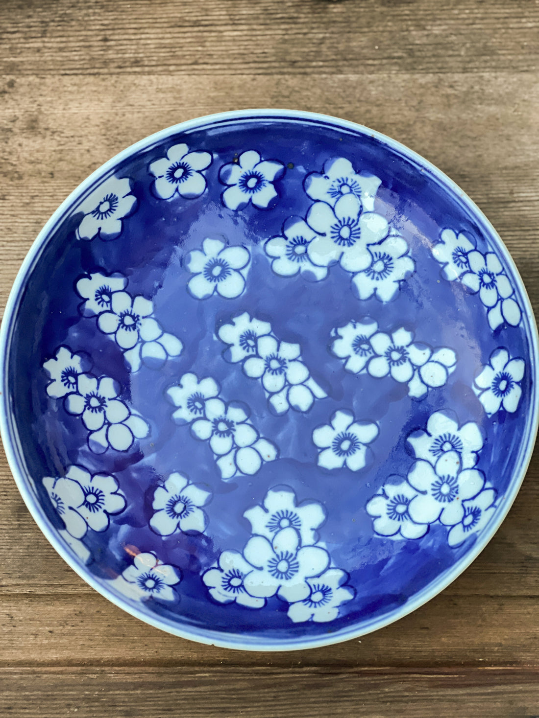 FLOWER CERAMIC PLATE