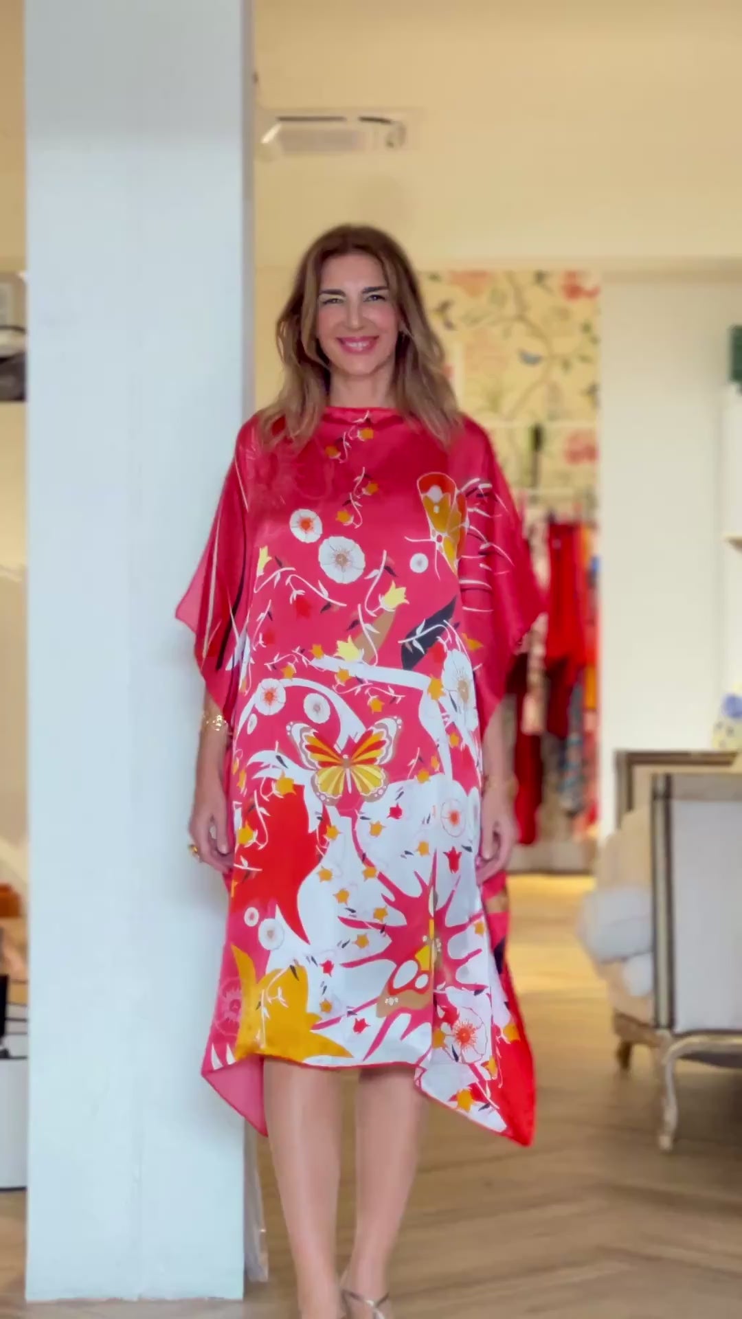 Vestido de seda maravilloso