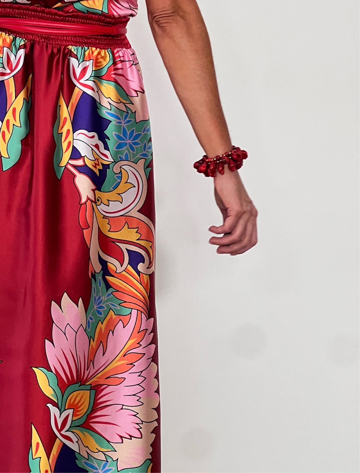 Pulsera caracolas chic coral | Nuria Cobo