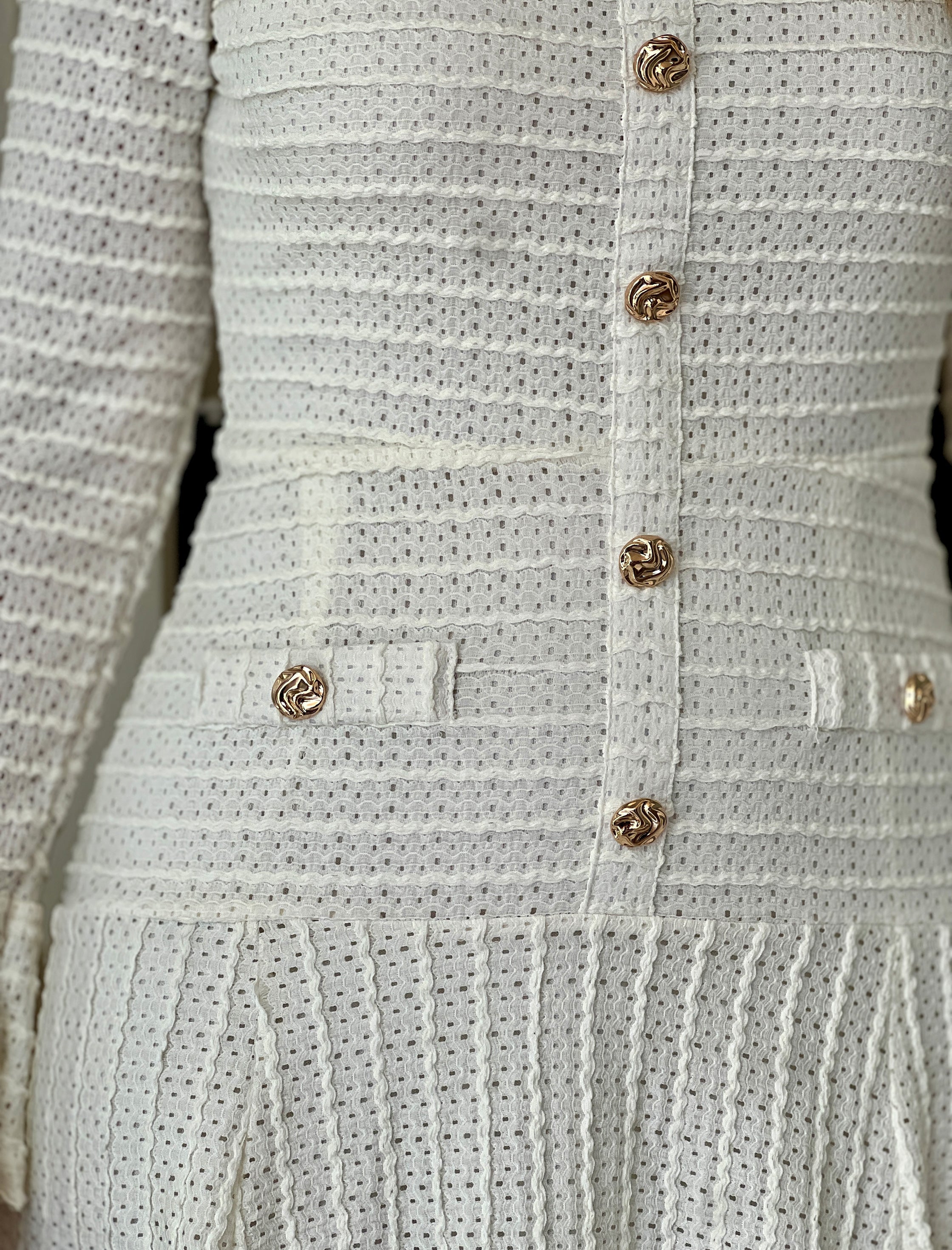 Vestido muy chic Coco beige