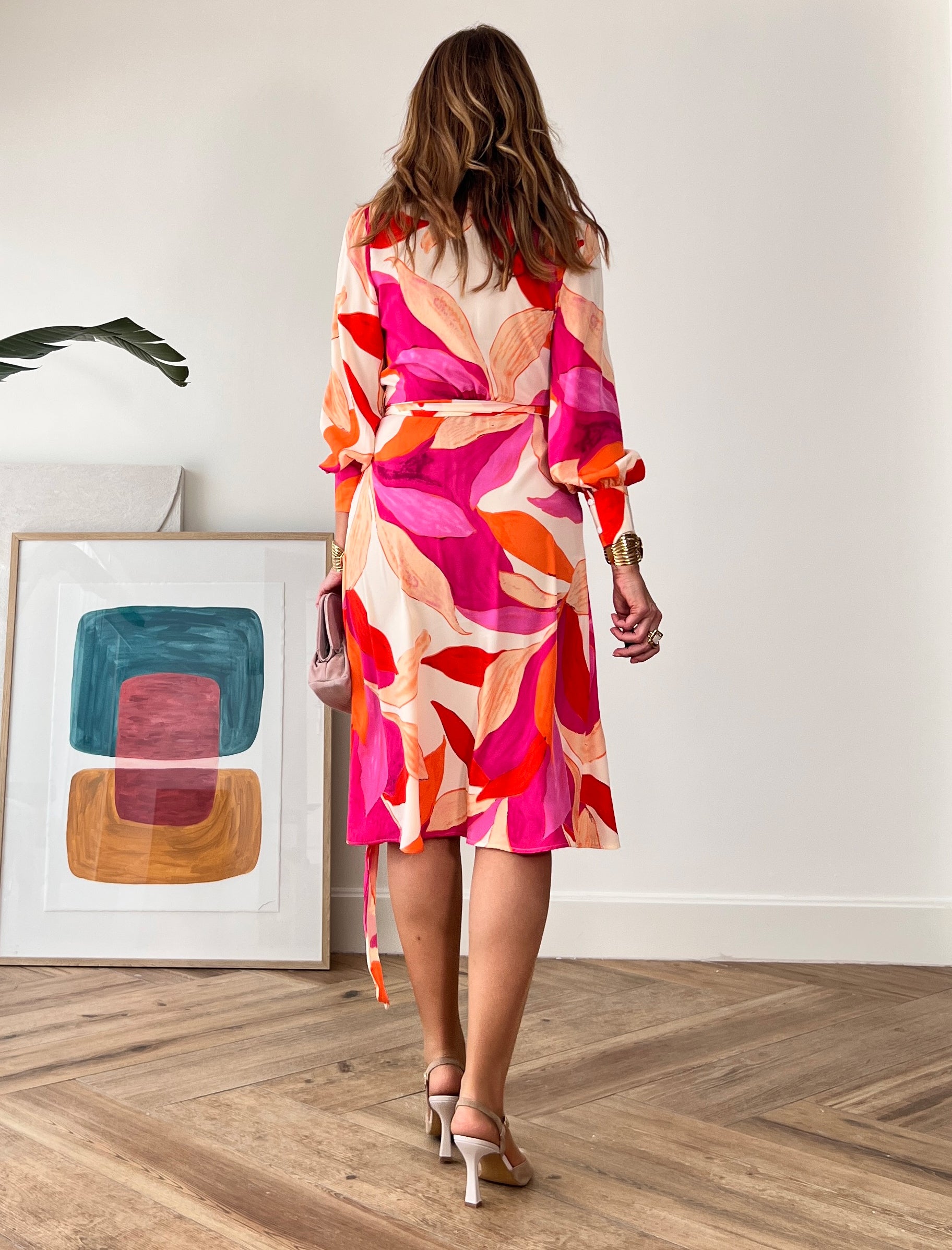 Vestido fluido floral