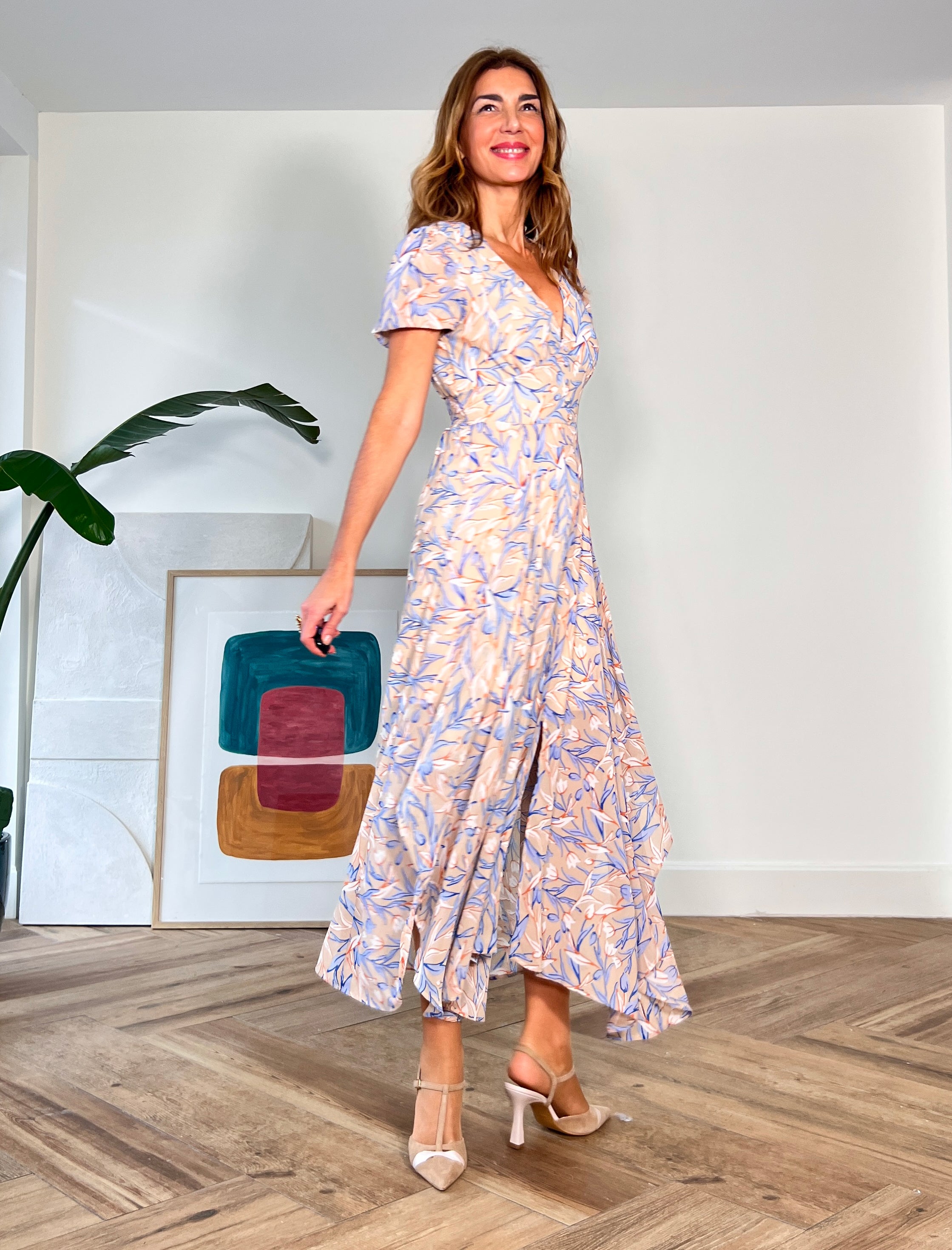Vestido Fluido Lavanda