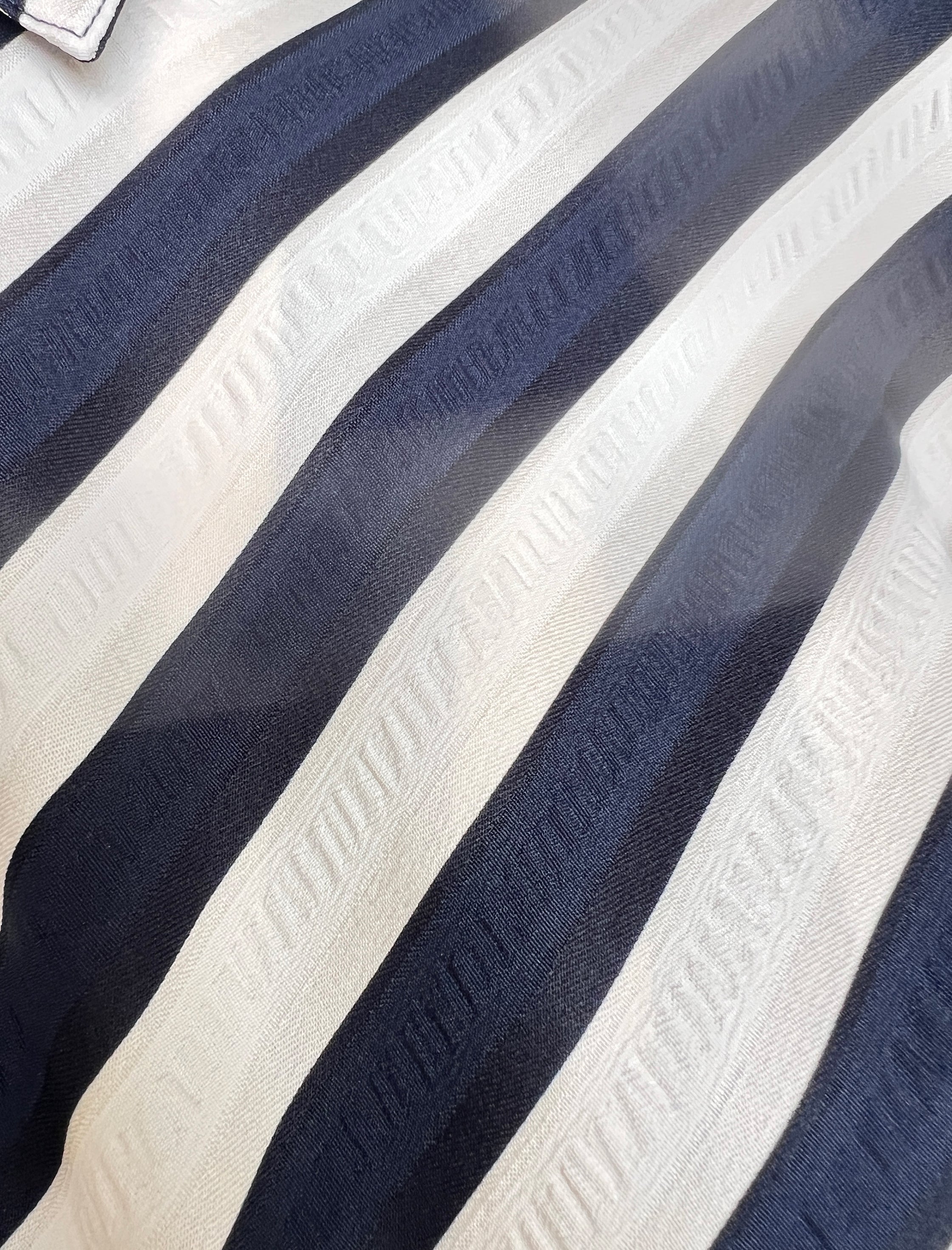 Vestido Camisero de Rayas marino para todo