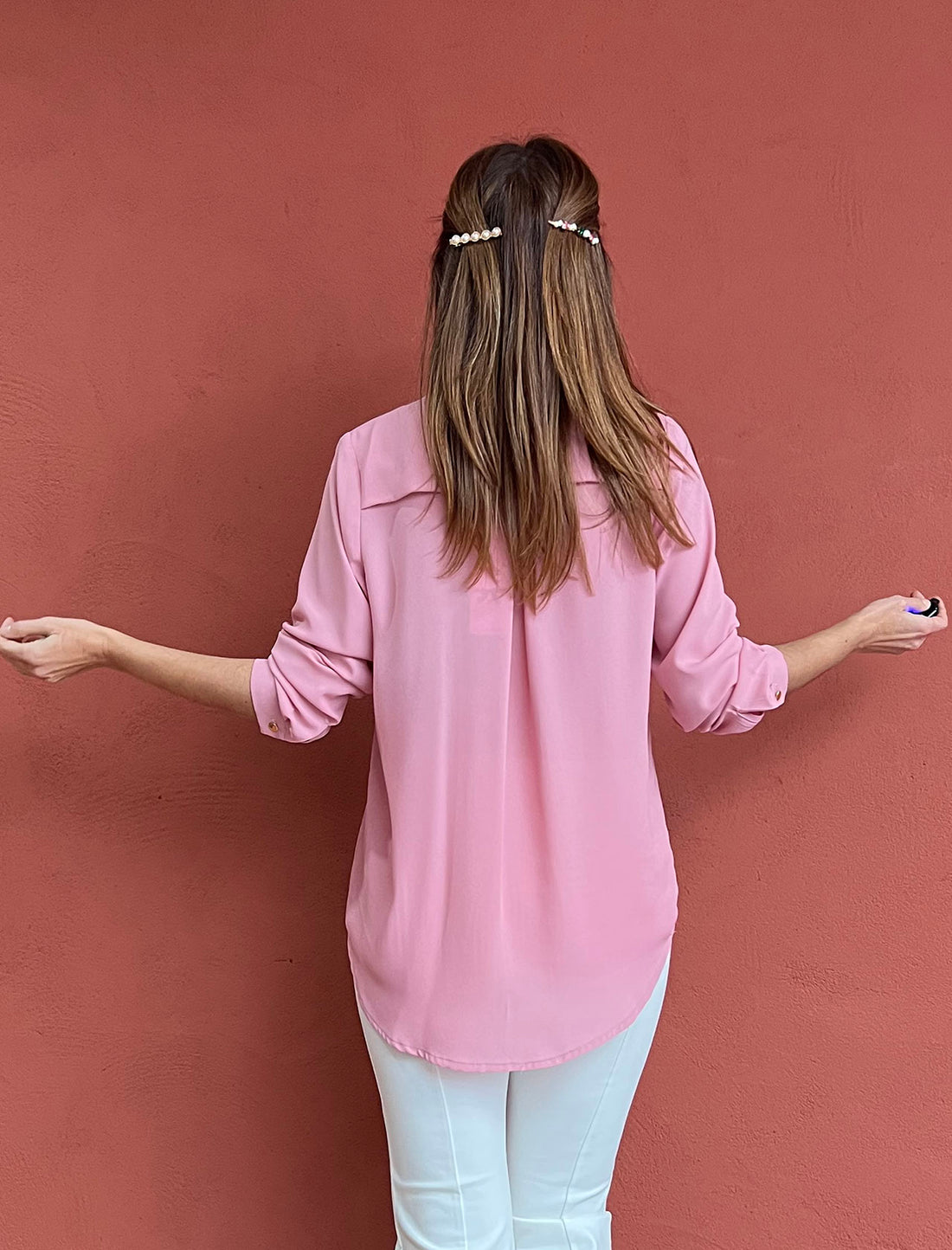 Fluid Nati makeup shirt