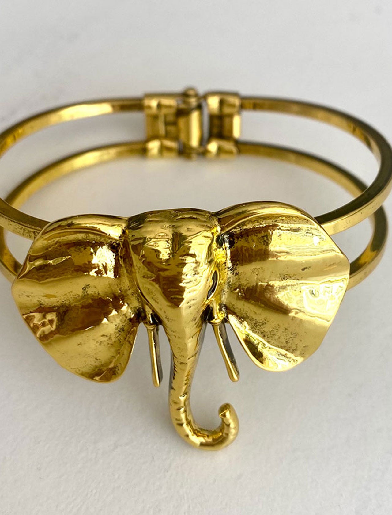Elephant Sculpture Bracelet