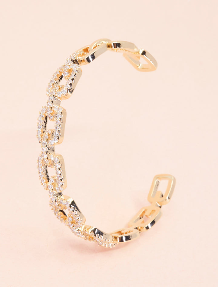 Pulsera Eslabones De Circonitas