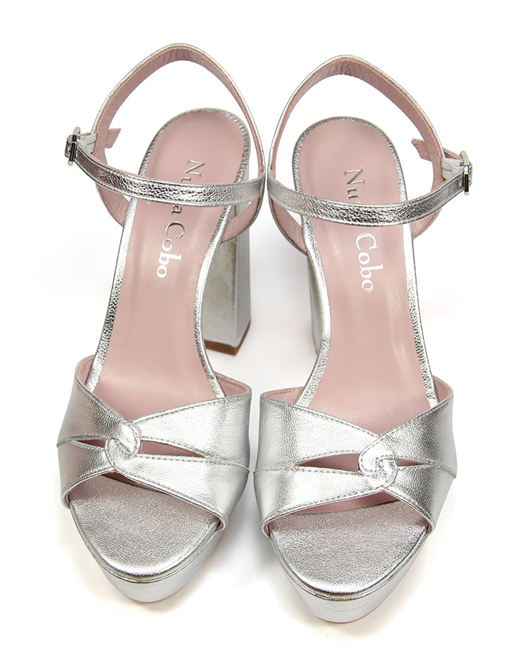 Sandalia Fabulosa Plata ÚLTIMO 7-9