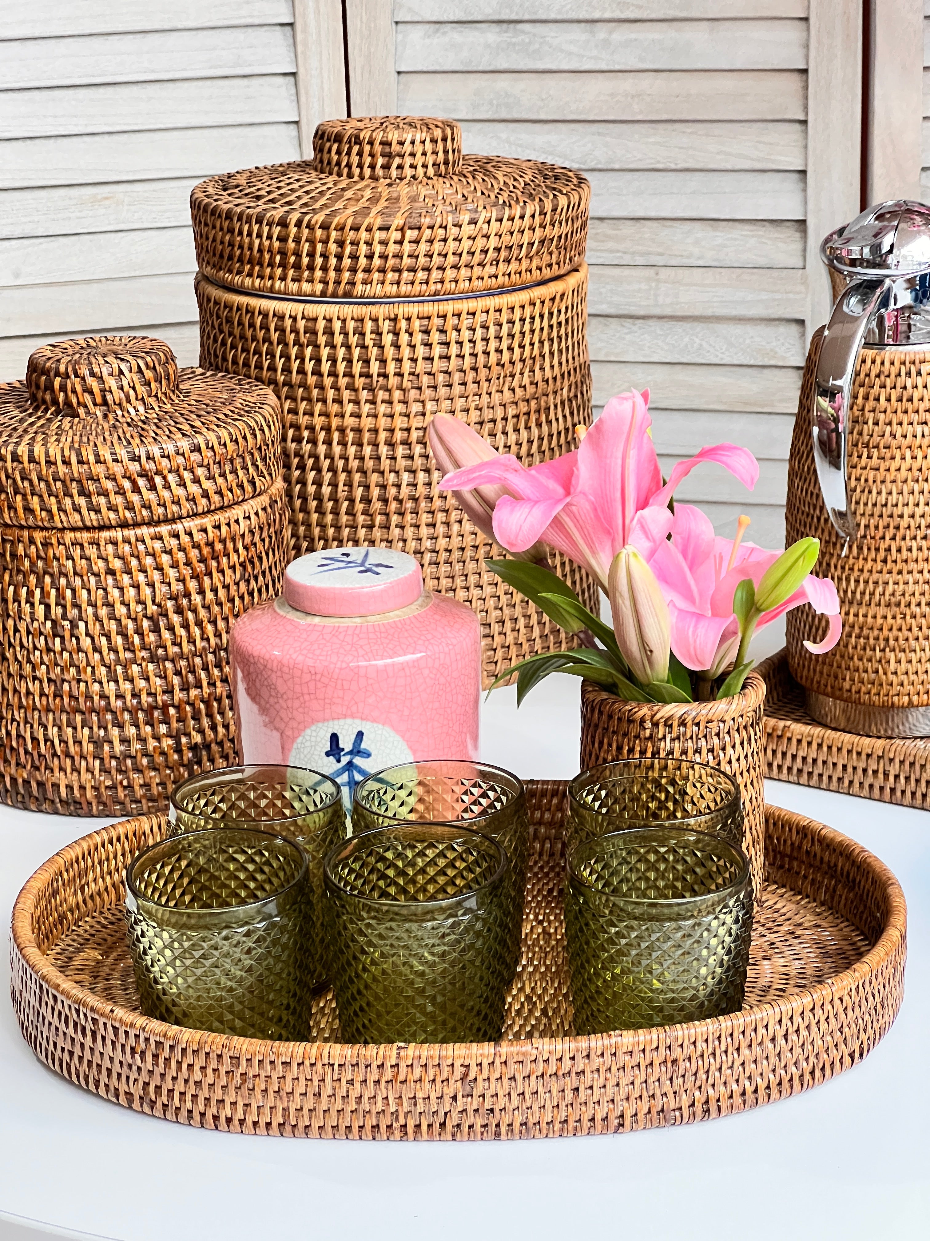 CUBITERA RATTAN PEQUEÑA