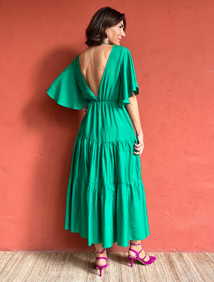 Vestido Pura Belleza Esmeralda ÚLTIMA S