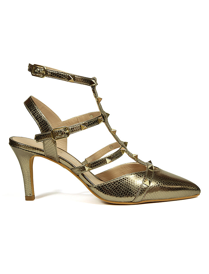 Metallic Charlotte sandal