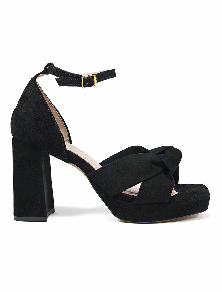 Sandalia Cloe Ante Negro