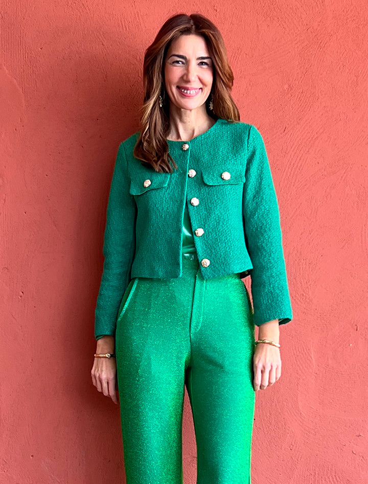 CHAQUETA COCO CHIC VERDE ÚLTIMA M